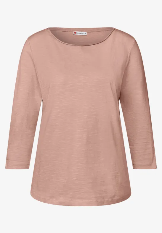 Shirt mit 3/4 Arm faded rose