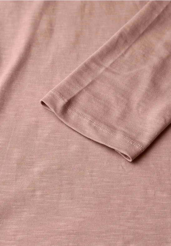 Shirt mit 3/4 Arm faded rose