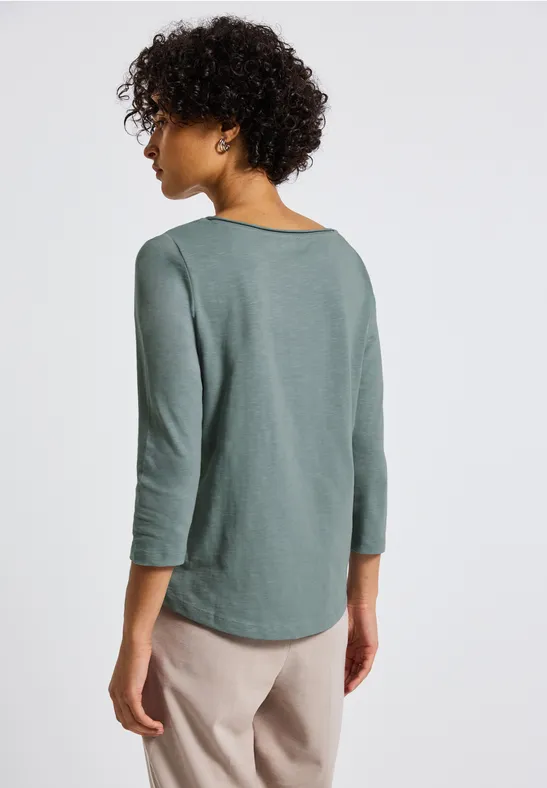 Shirt mit 3/4 Arm arona blue