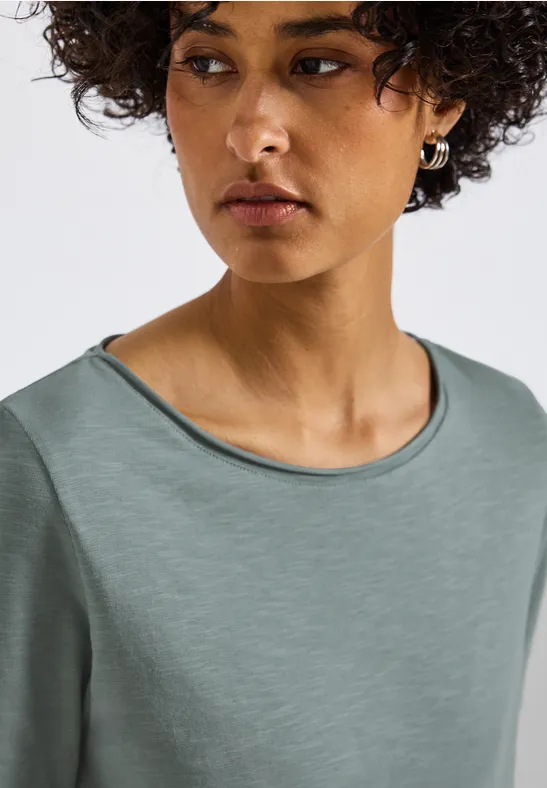 Shirt mit 3/4 Arm arona blue