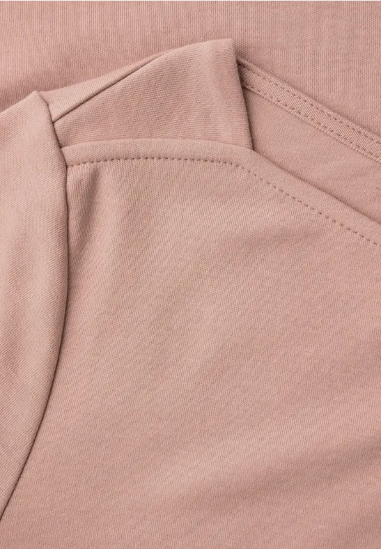 Shirt mit U-Boot-Ausschnitt faded rose