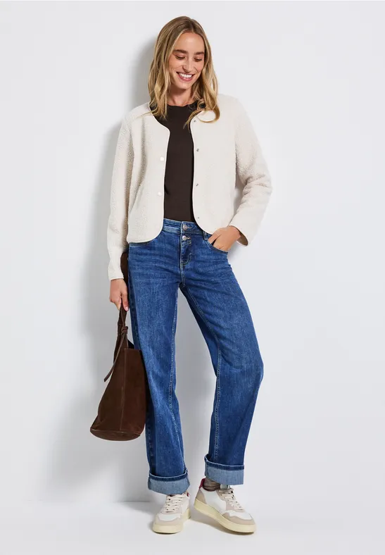 Basic Shirt mit Turtleneck deep roast brown