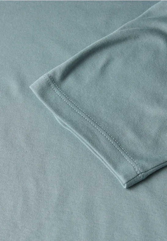 Basic Shirt mit Turtleneck arona blue