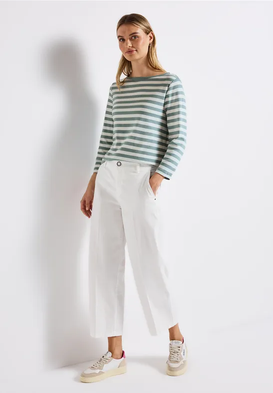 Gestreiftes U-Boot Shirt arona blue