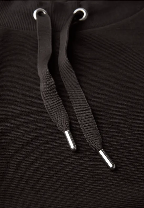 T-shirt ottoman avec tape deep roast brown