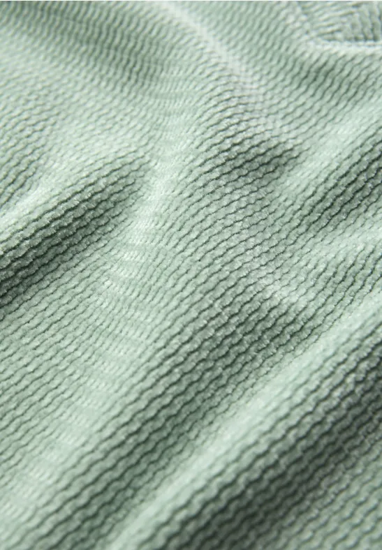 Kuscheliges V-Neck Shirt serene green