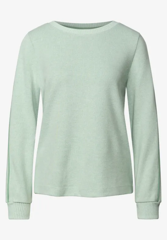 T-shirt avec détails tape serene green mel.