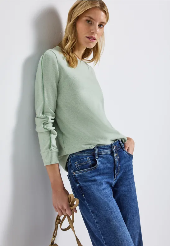 T-shirt avec détails tape serene green mel.