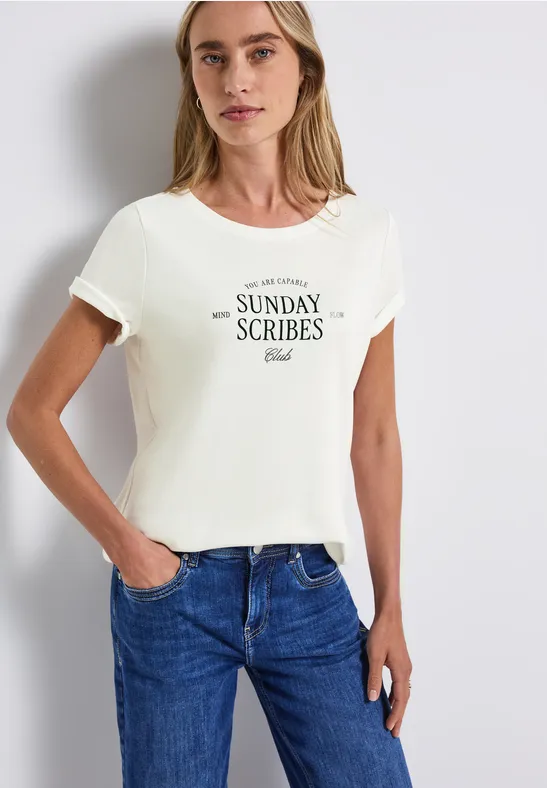 T-shirt avec wording off white