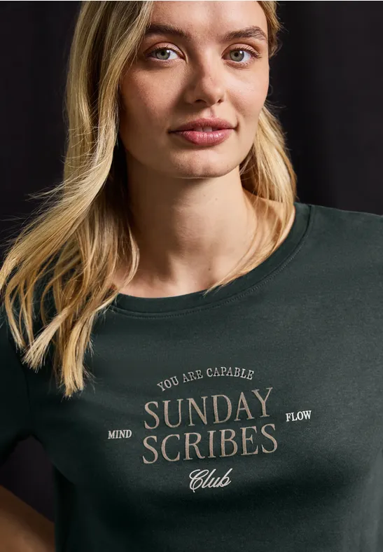 T-shirt avec wording null