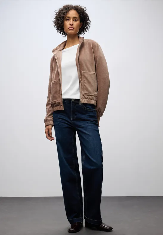 Basic shirt met lange mouwen White