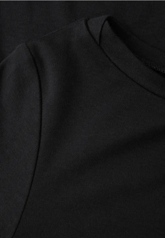 Basic Langarmshirt Black