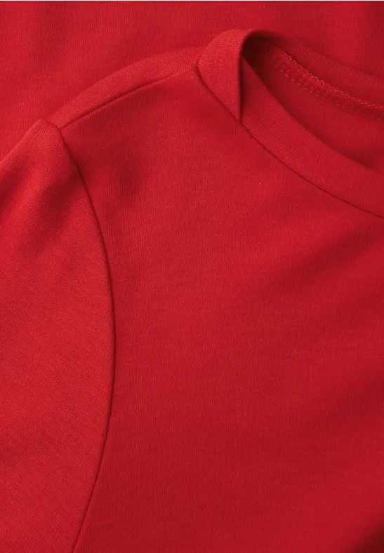 Basic Langarmshirt racing red