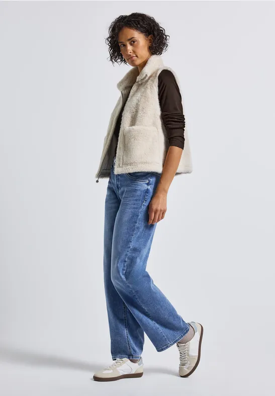 Basic Langarmshirt deep roast brown