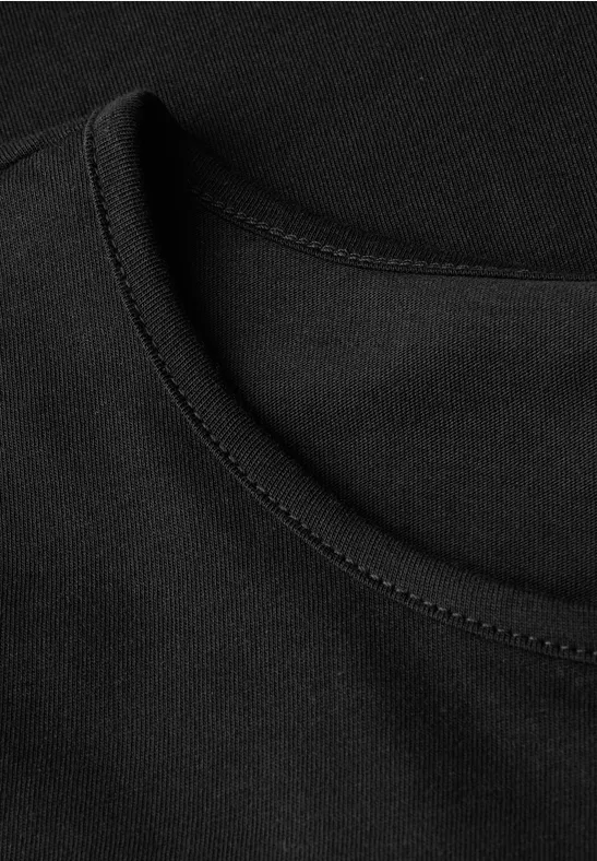 Basic shirt met lange mouwen Black