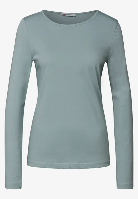 T-shirt basique à manches longues arona blue