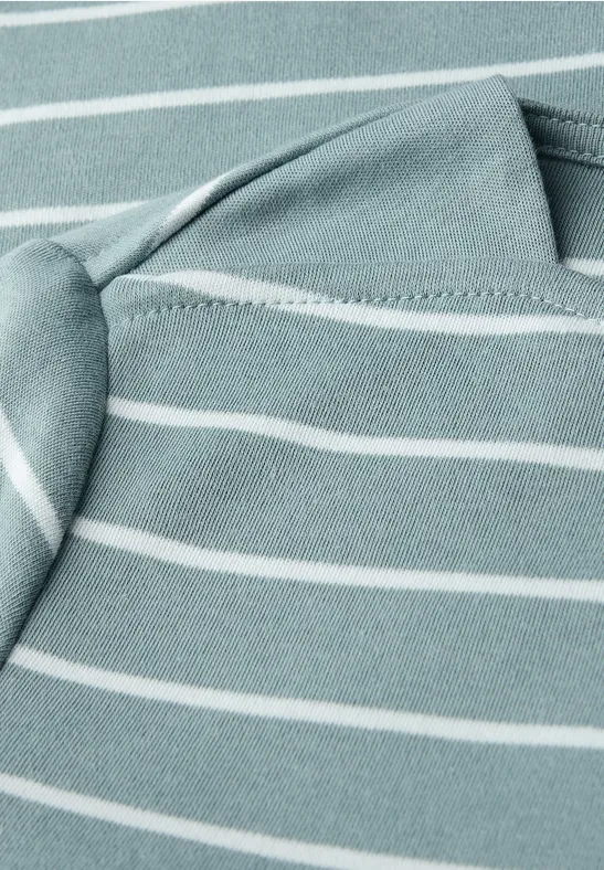 T-shirt de base rayé arona blue