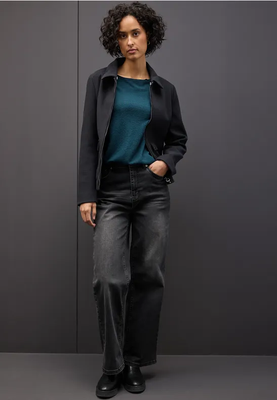 Softes Melange Shirt tide blue