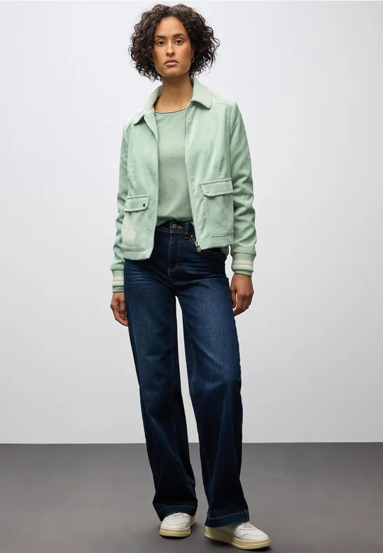Softes Melange Shirt serene green mel.