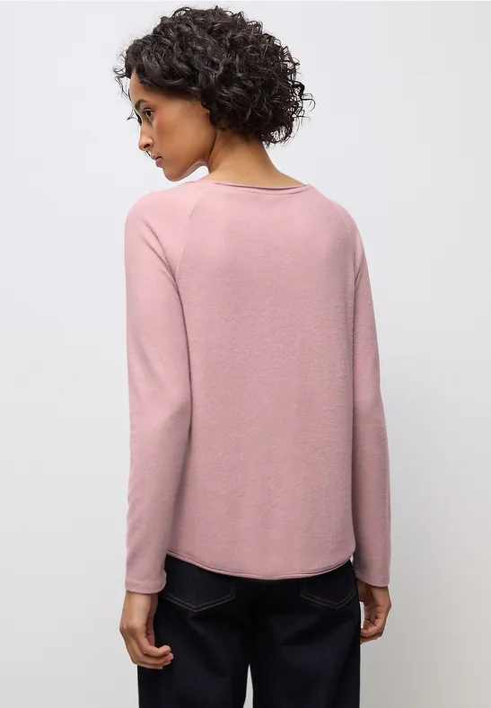 Softes Melange Shirt powder pink mel.