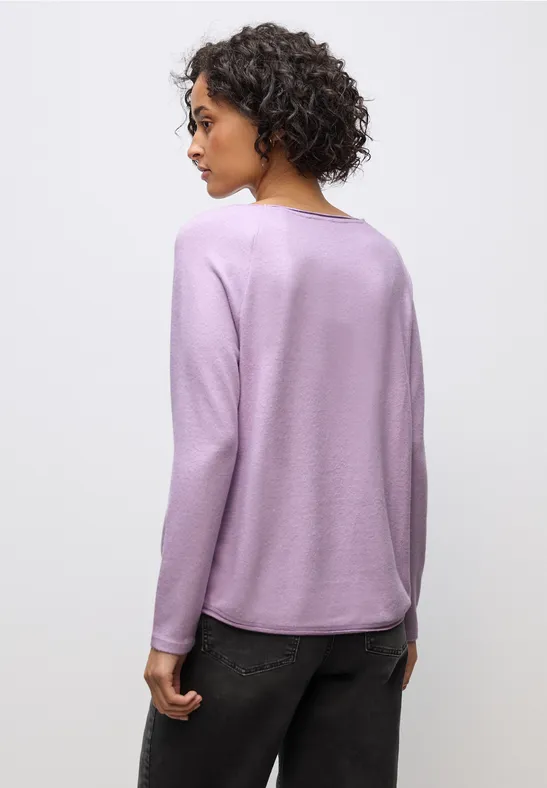 Softes Melange Shirt soft lavender mel.
