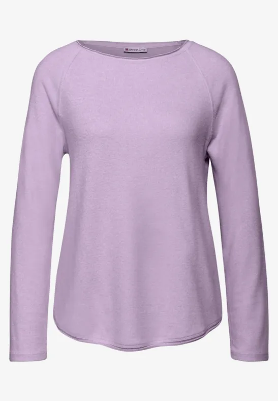 Softes Melange Shirt soft lavender mel.