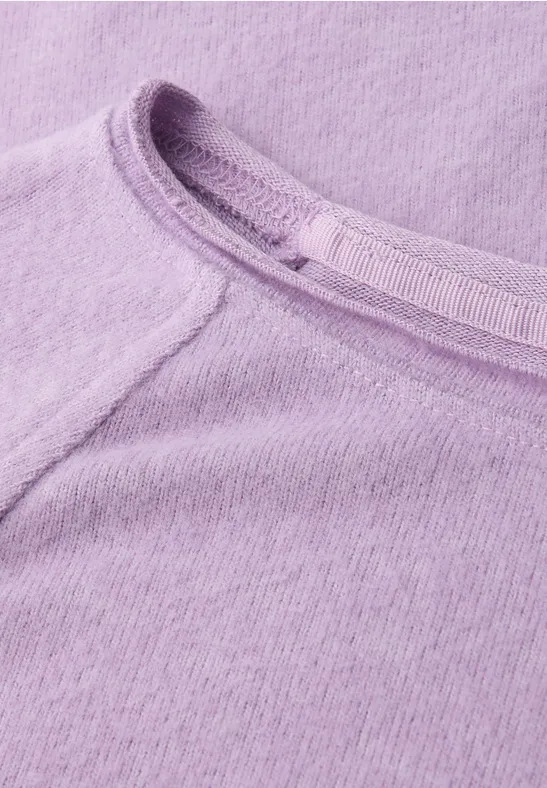 Softes Melange Shirt soft lavender mel.