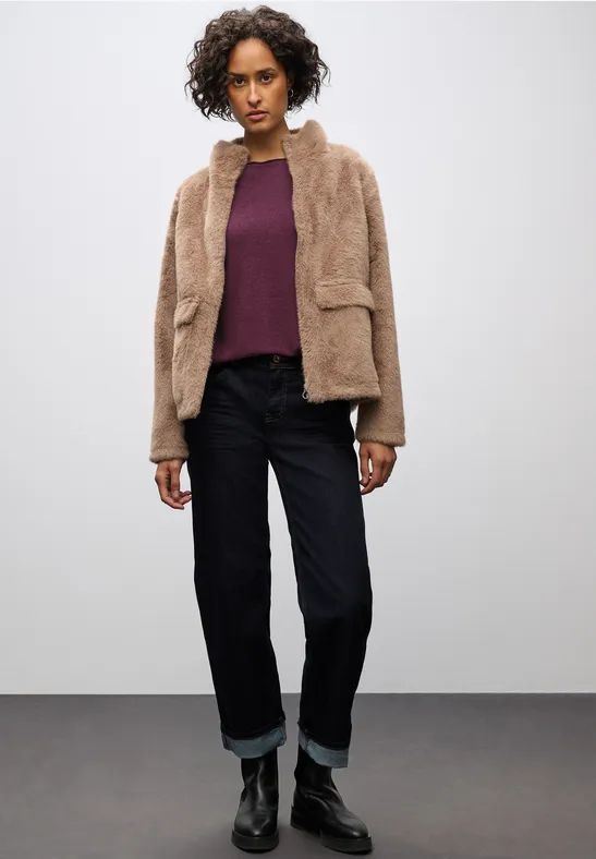 Softes Melange Shirt noble red