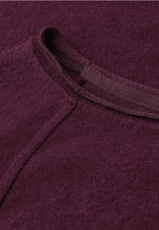 Softes Melange Shirt noble red