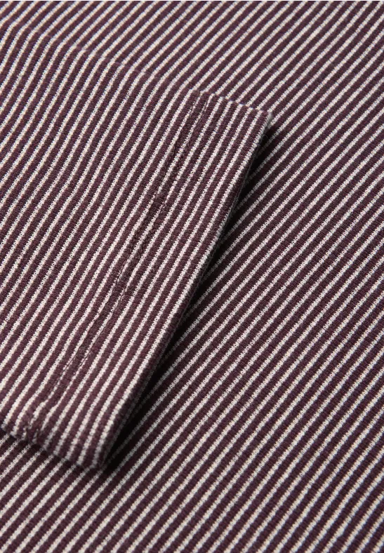 Shirt mit Rippstruktur Jazz Berry