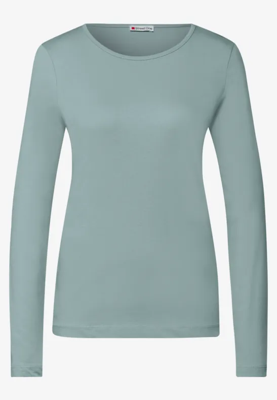 2er-Pack Langarmshirts arona blue/darkest brown