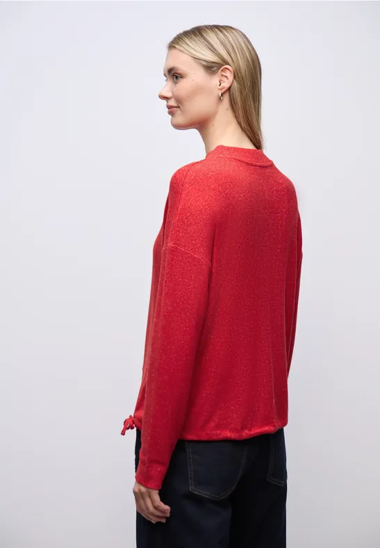 Softes Turtleneck Shirt racing red mel.