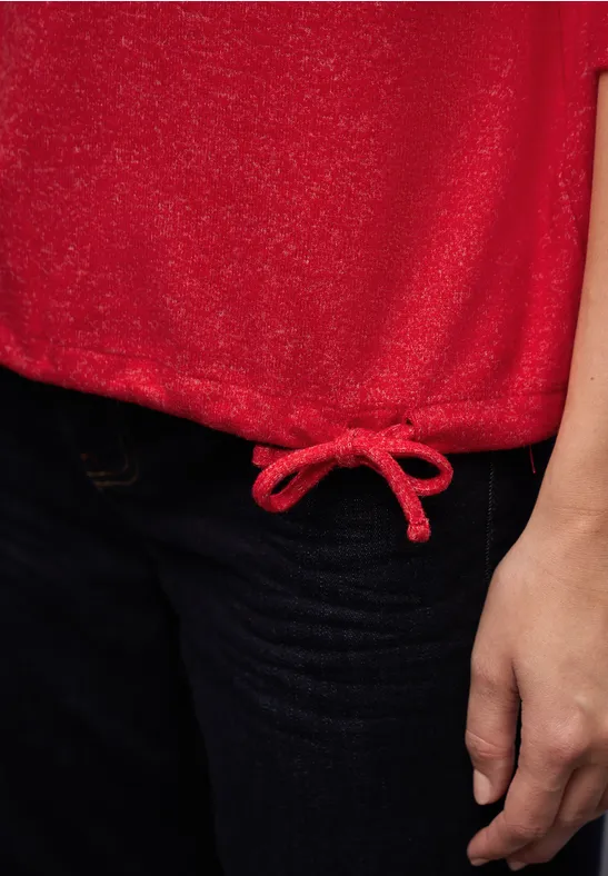 Softes Turtleneck Shirt racing red mel.
