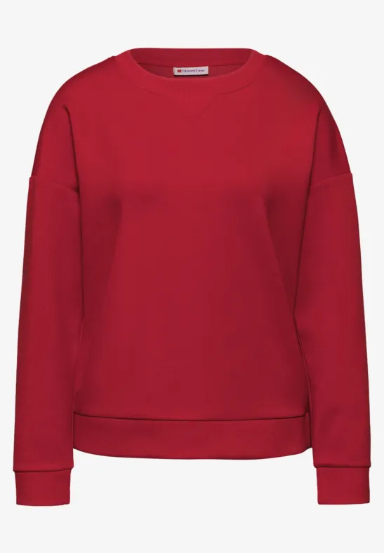 Shirt met geribd detail null