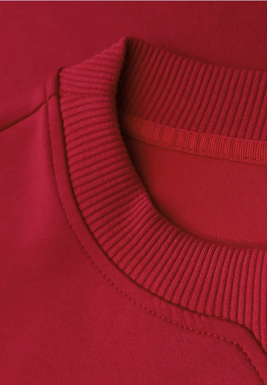 Shirt met geribd detail null
