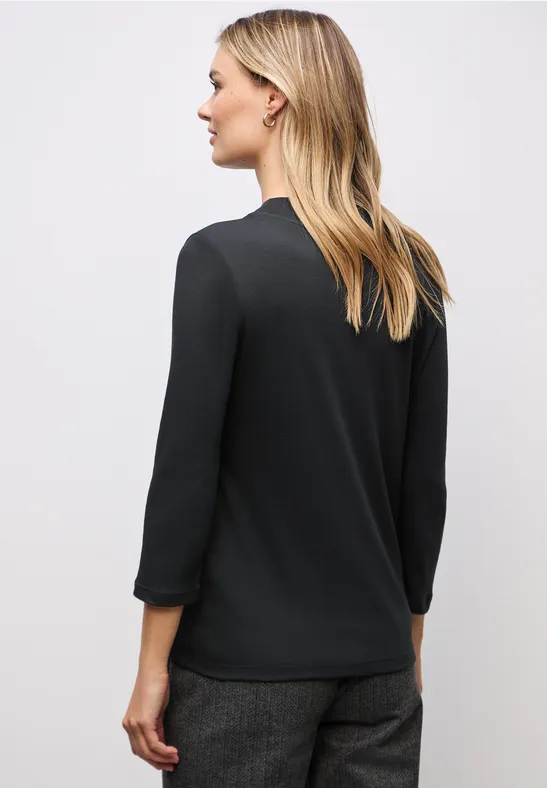 Basic Turtleneck Shirt Black
