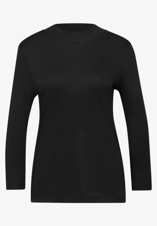 Basic Turtleneck Shirt Black