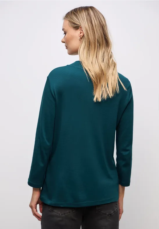 Basic Turtleneck Shirt tide blue