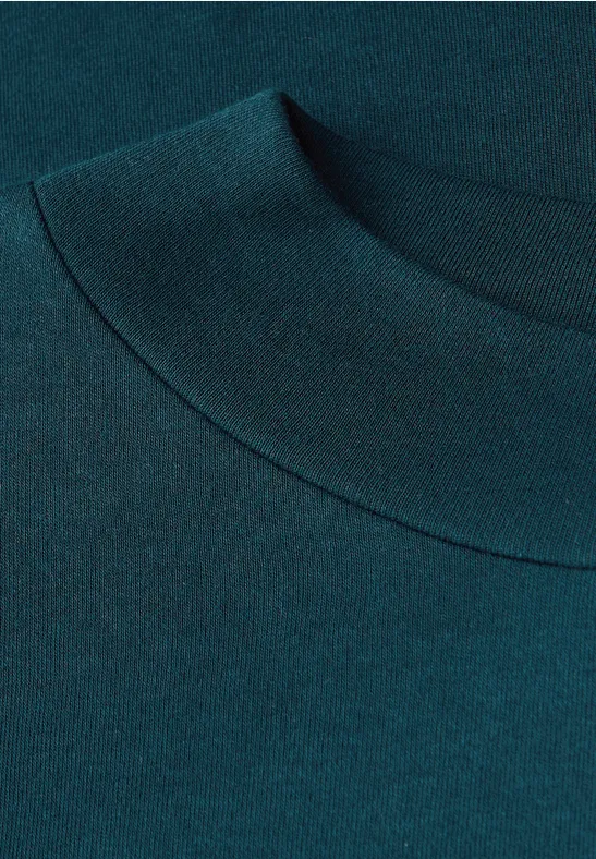 Basic Turtleneck Shirt tide blue