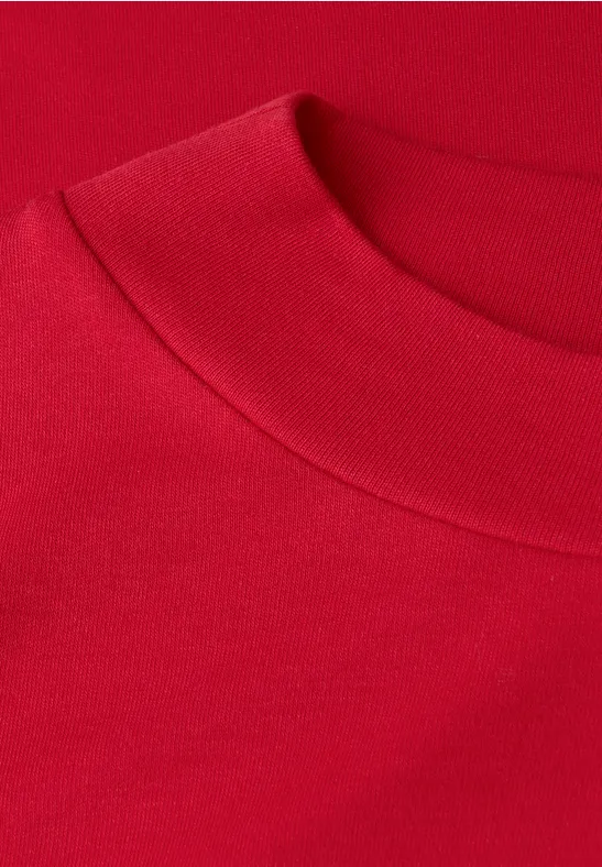 Basic Turtleneck Shirt racing red