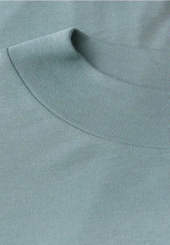 Basic Turtleneck Shirt arona blue