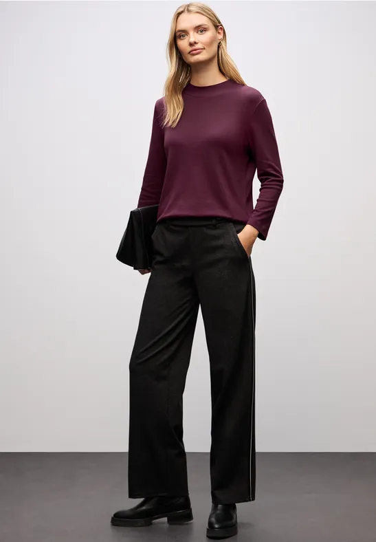 Basic Turtleneck Shirt noble red
