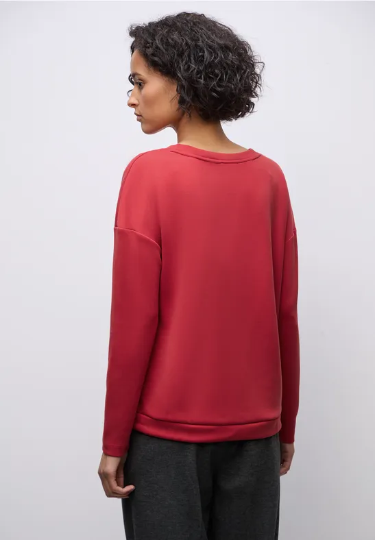 Silk-Look Shirt racing red