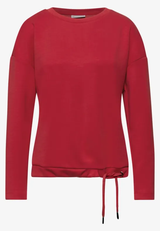 Silk-Look Shirt racing red
