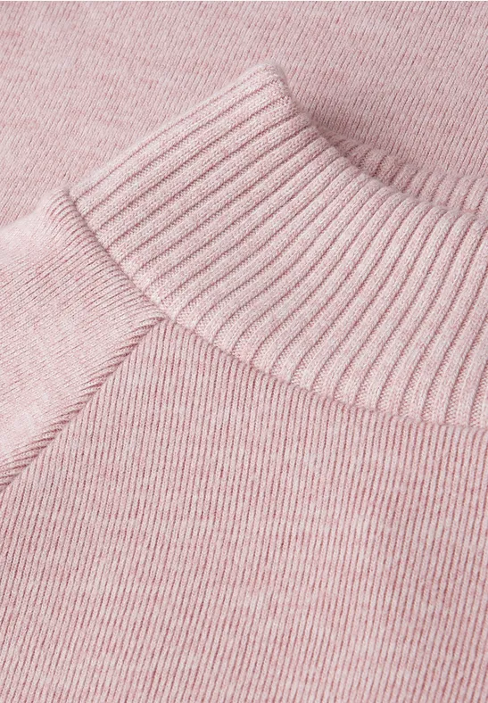 Kuscheliges Melange Shirt powder pink mel.