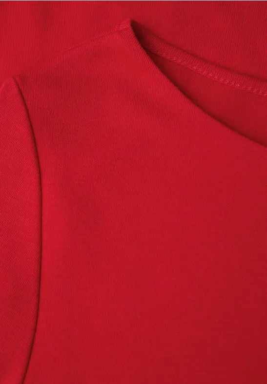 Basic Langarmshirt racing red