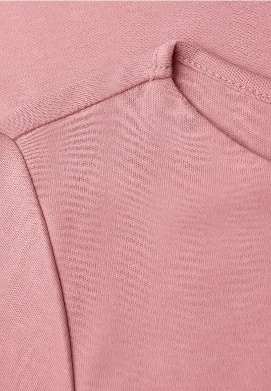Basic Langarmshirt powder pink
