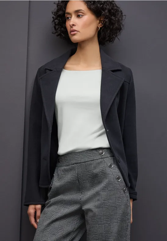 Basic Langarmshirt pelican grey