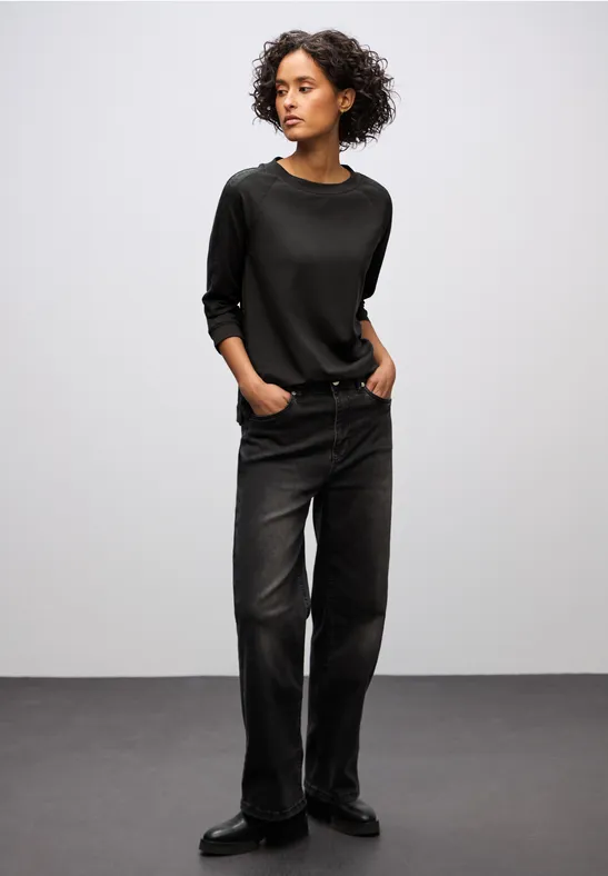 Shirt mit Leo-Gallonstreifen darkest brown