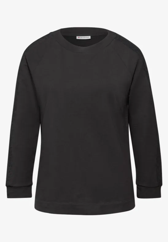 Shirt mit Leo-Gallonstreifen darkest brown